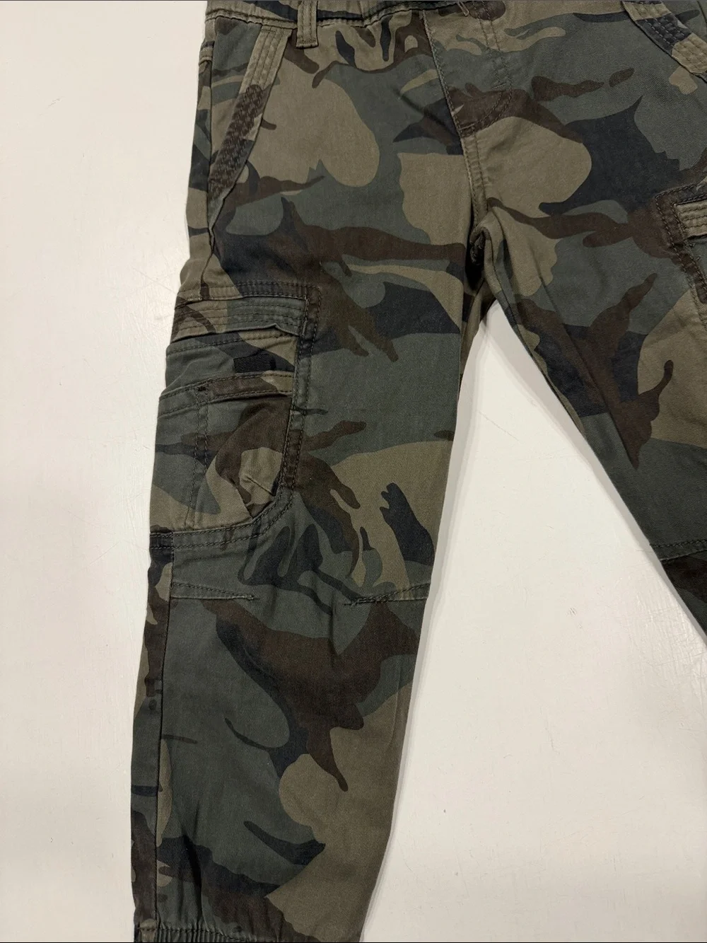 Wrangler Kids Camo Cargo Joggers - Green & Brown
